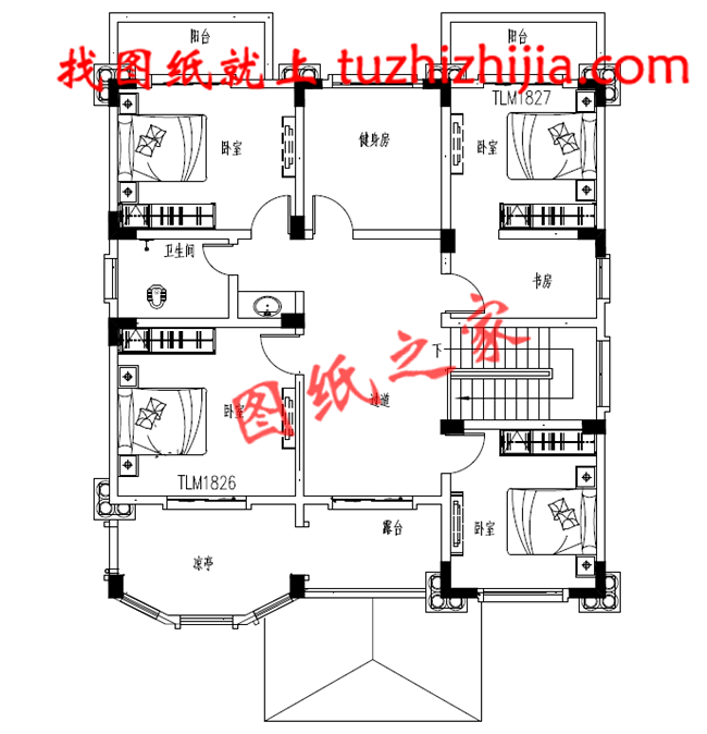 2024年新款別墅外觀圖三層戶型設(shè)計(jì)，適合人口較多的家庭修建！