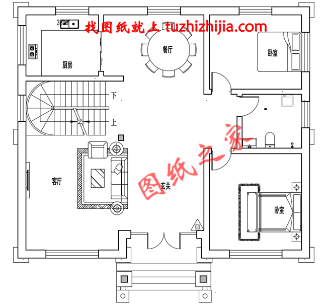 2024年新款別墅外觀圖三層戶型設(shè)計(jì)，適合人口較多的家庭修建！