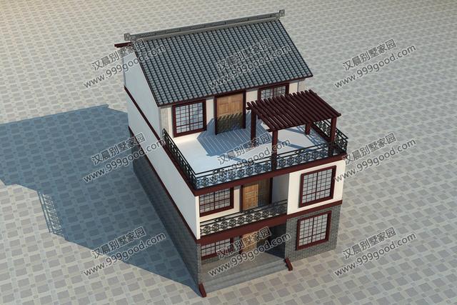 2套中式風格農(nóng)村別墅戶型圖，看見了就挪不開眼，美爆了的民族風！