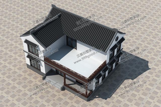 2套中式風格農(nóng)村別墅戶型圖，看見了就挪不開眼，美爆了的民族風！