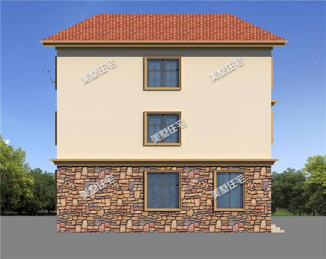 11x10米三層別墅設(shè)計(jì)圖紙，外觀大氣時(shí)尚，建起來就是高富帥！