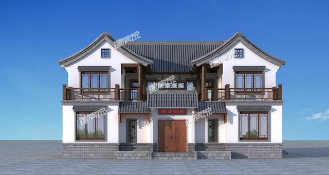 適合農(nóng)村大家庭建造的四合院別墅設(shè)計圖，顏值高造價低，非常經(jīng)濟實用！