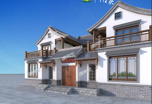 適合農(nóng)村大家庭建造的四合院別墅設(shè)計圖，顏值高造價低，非常經(jīng)濟實用！