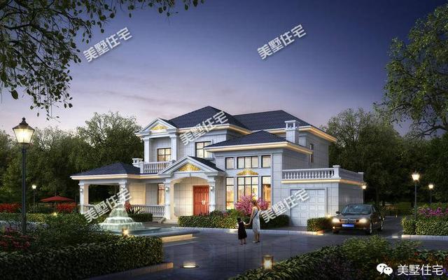 8套新農村小二層別墅設計圖，設計都帶陽臺，毛坯造價30萬左右