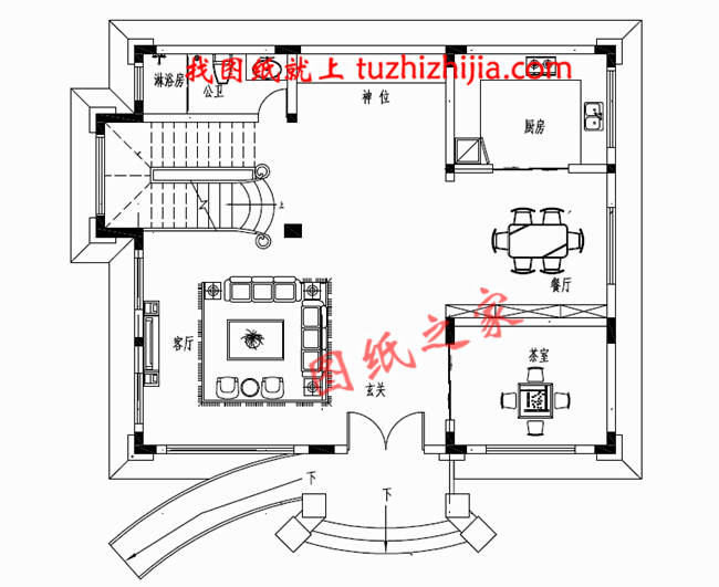 新農(nóng)村二層半別墅設(shè)計(jì)圖，村里人看了都說(shuō)好！