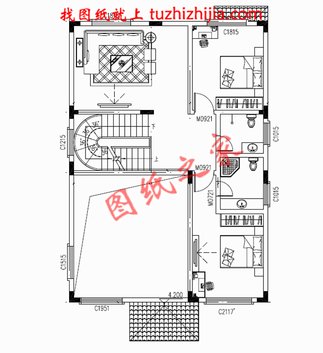新農(nóng)村二層半別墅設(shè)計(jì)圖，村里人看了都說(shuō)好！