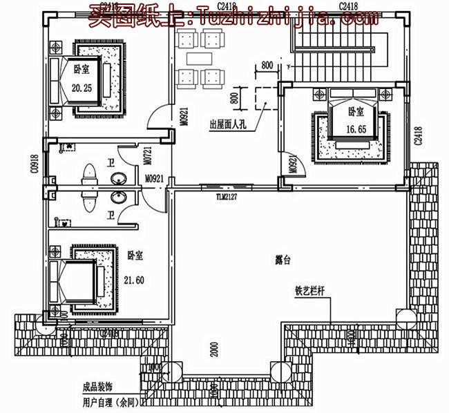 新農(nóng)村二層半別墅設(shè)計(jì)圖，村里人看了都說(shuō)好！