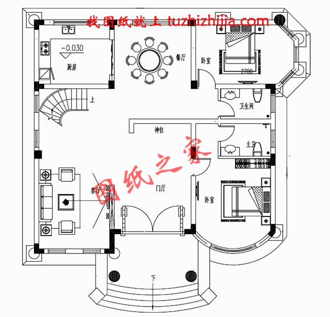 新農(nóng)村二層半別墅設(shè)計(jì)圖，村里人看了都說(shuō)好！