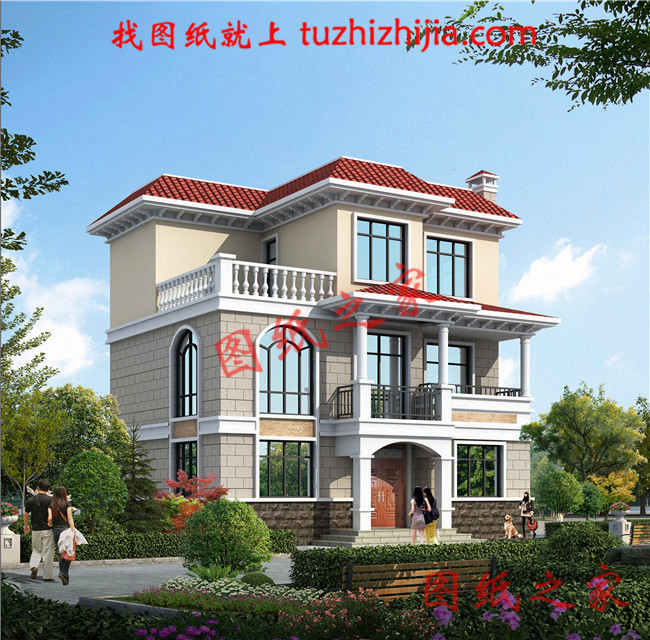 農(nóng)村20萬(wàn)三層別墅圖片，小戶型別墅也能這么大氣漂亮！