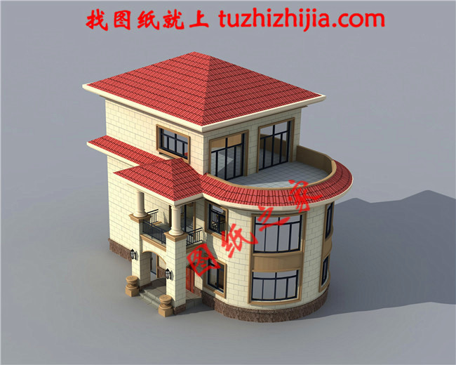 農(nóng)村20萬(wàn)三層別墅圖片，小戶型別墅也能這么大氣漂亮！