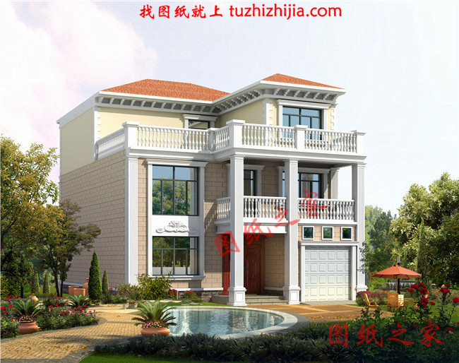 農(nóng)村20萬(wàn)三層別墅圖片，小戶型別墅也能這么大氣漂亮！