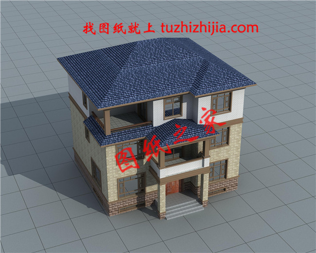 2019新款新式農(nóng)村50萬(wàn)三層別墅圖片，帶地下室，美觀大氣