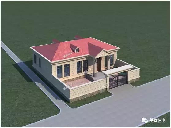 一層經(jīng)典實用別墅設(shè)計圖，最低15萬建造，人人見了都喜歡。