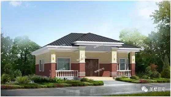 一層經(jīng)典實用別墅設(shè)計圖，最低15萬建造，人人見了都喜歡。