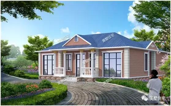 一層經(jīng)典實用別墅設(shè)計圖，最低15萬建造，人人見了都喜歡。