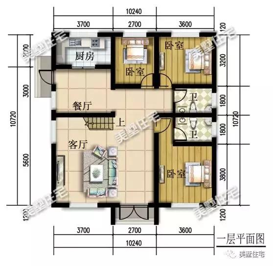 一層經(jīng)典實用別墅設(shè)計圖，最低15萬建造，人人見了都喜歡。