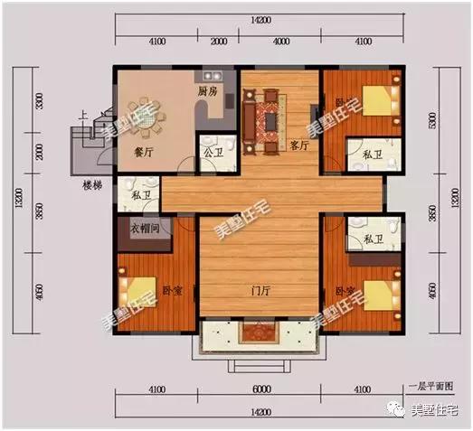一層經(jīng)典實用別墅設(shè)計圖，最低15萬建造，人人見了都喜歡。