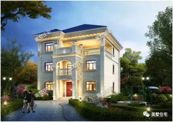 三層經(jīng)典別墅設(shè)計圖，戶型方正，7臥6衛(wèi)，一家人居住，共享天倫之樂。