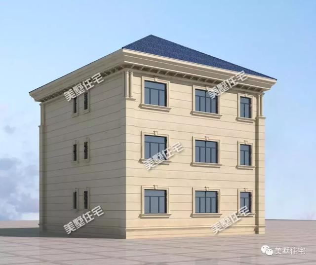 三層經(jīng)典別墅設(shè)計圖，戶型方正，7臥6衛(wèi)，一家人居住，共享天倫之樂。