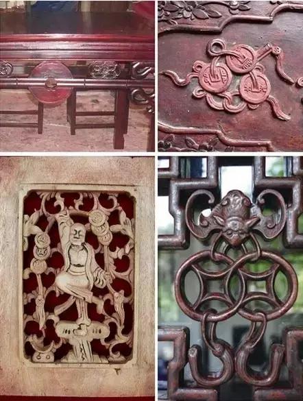 中國古代家具上的圖紋有寓意