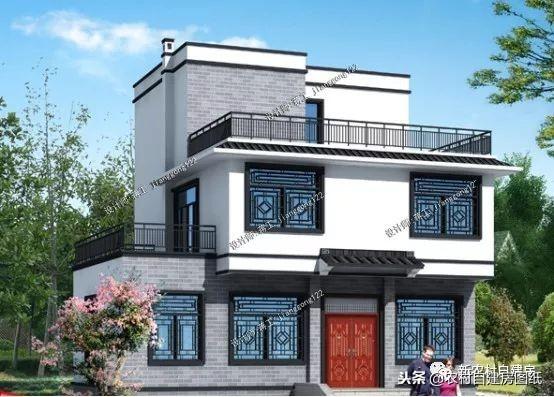 三款農(nóng)村二層小別墅設計圖，20萬就可以拿下，城里人都羨慕！