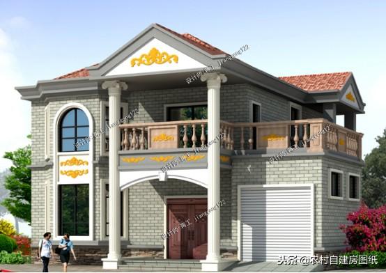 三款農(nóng)村二層小別墅設計圖，20萬就可以拿下，城里人都羨慕！