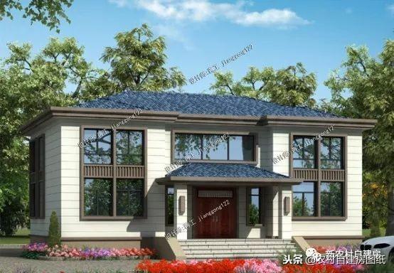 三款農(nóng)村二層小別墅設計圖，20萬就可以拿下，城里人都羨慕！