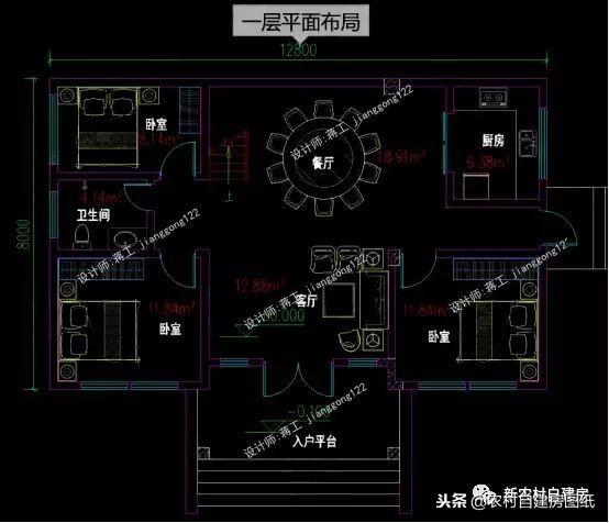 三款農(nóng)村二層小別墅設計圖，20萬就可以拿下，城里人都羨慕！