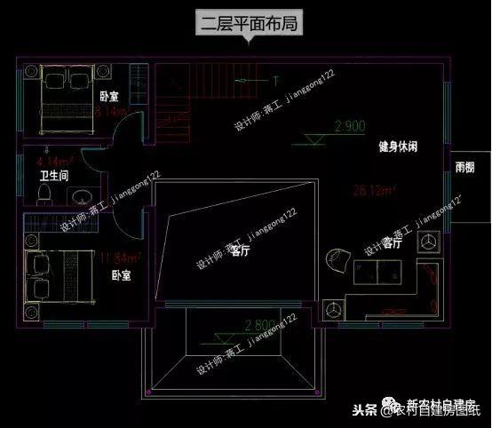 三款農(nóng)村二層小別墅設計圖，20萬就可以拿下，城里人都羨慕！