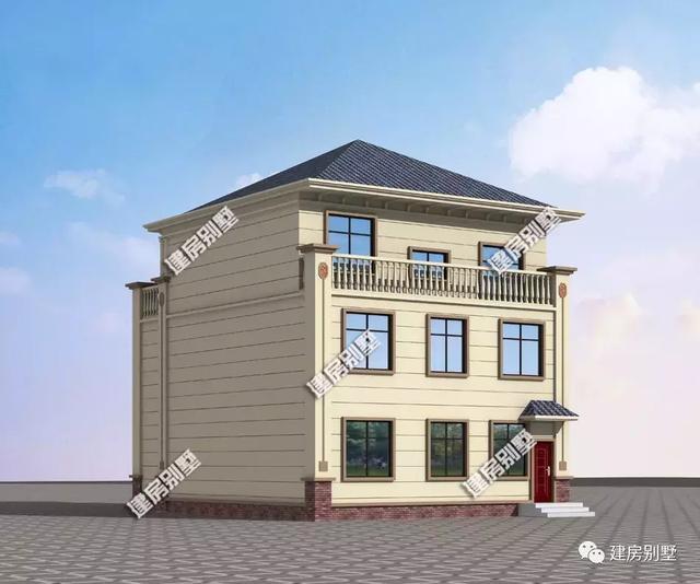 三層帶地下室樓房設(shè)計圖，外觀精致漂亮，是大戶人家！