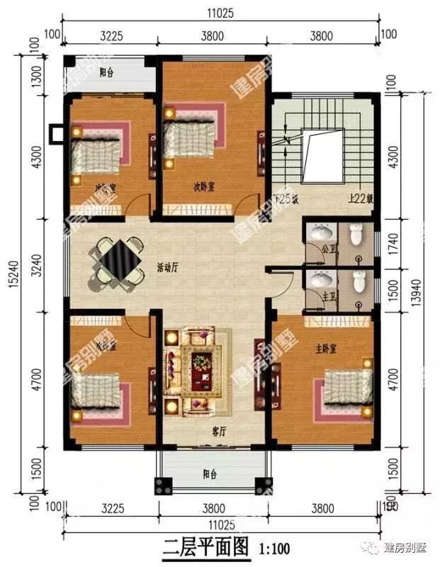 三層農(nóng)村住宅設(shè)計(jì)圖，最后一款很適合一家三兄弟建造。