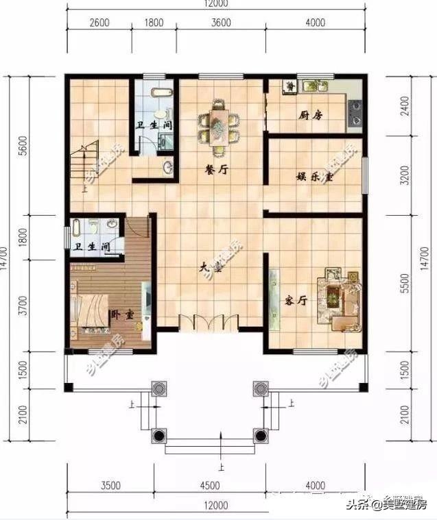 46萬打造三層簡歐別墅設計圖，多個小陽臺，經濟實惠又耐看！