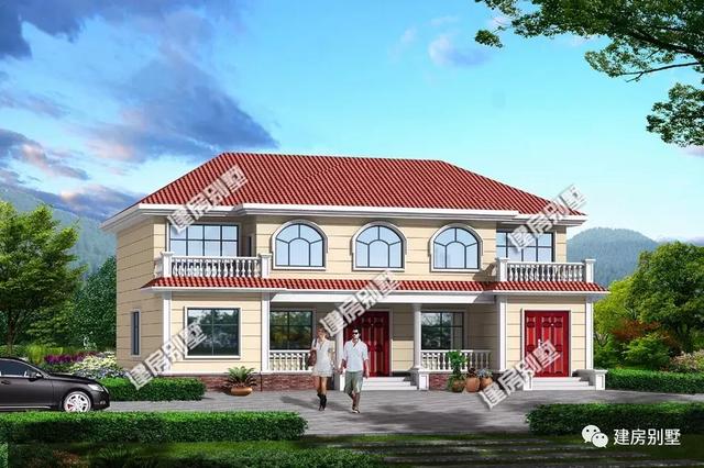 兩款大開間的二層農村房屋自建房，戶型很不錯，帶堂屋！