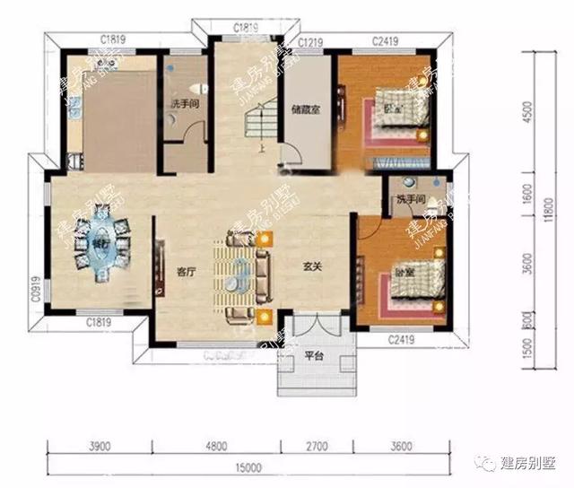 兩款歐式農(nóng)村樓房設(shè)計(jì)圖，建房首選，第一棟將文藝和大氣完美的融合。