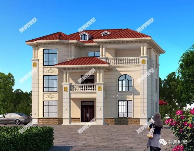 兩款歐式農(nóng)村樓房設(shè)計(jì)圖，建房首選，第一棟將文藝和大氣完美的融合。