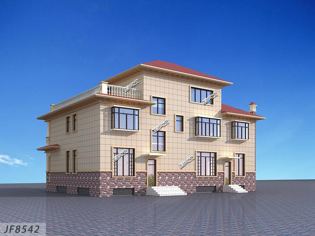 農(nóng)村三層精美別墅，外觀美，造價也經(jīng)濟，60年不過時！