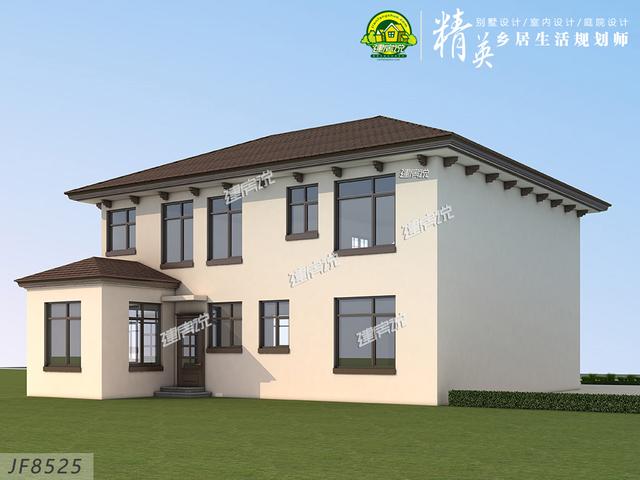 二層精致鄉(xiāng)村別墅，帶有院子和車庫(kù)，30萬就能享受庭院生活！