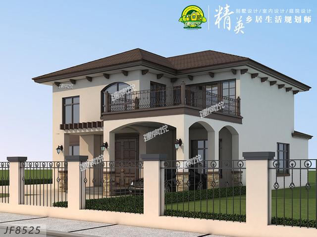 二層精致鄉(xiāng)村別墅，帶有院子和車庫(kù)，30萬就能享受庭院生活！