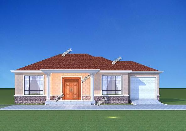 給父母蓋棟一層小院別墅，20萬(wàn)就能享受花園小洋房生活。