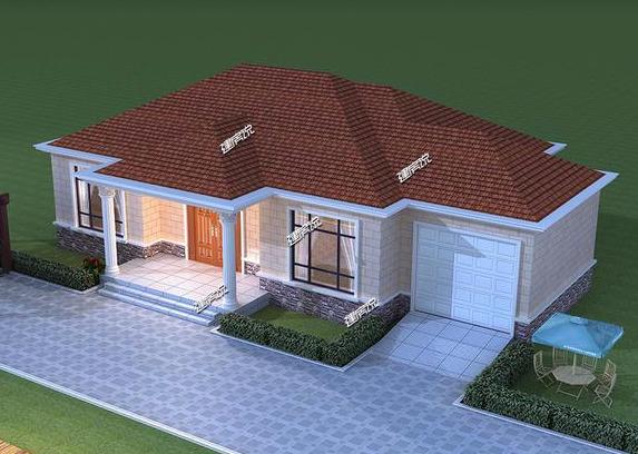 給父母蓋棟一層小院別墅，20萬(wàn)就能享受花園小洋房生活。