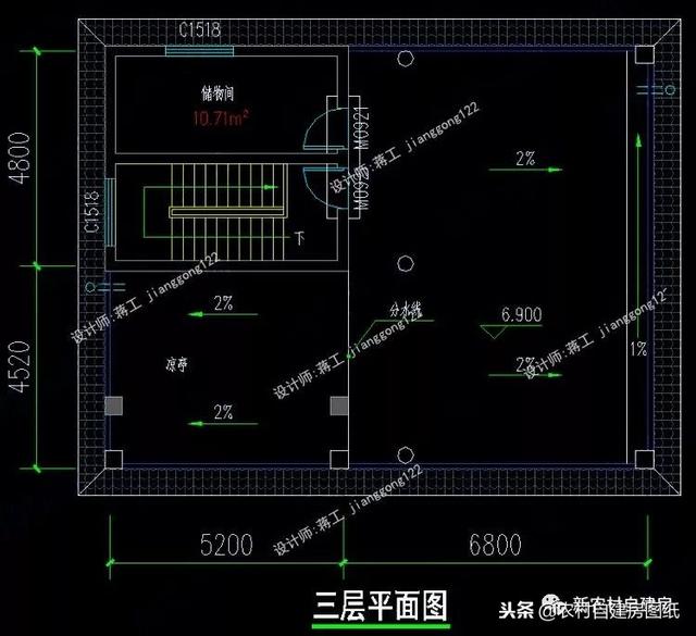 6套140平以內(nèi)的農(nóng)村三層別墅設(shè)計(jì)圖，戶型趕緊選好了，明年就開工建房吧。