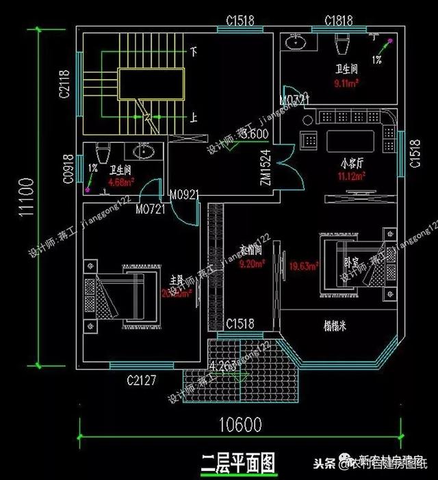 6套140平以內(nèi)的農(nóng)村三層別墅設(shè)計(jì)圖，戶型趕緊選好了，明年就開工建房吧。