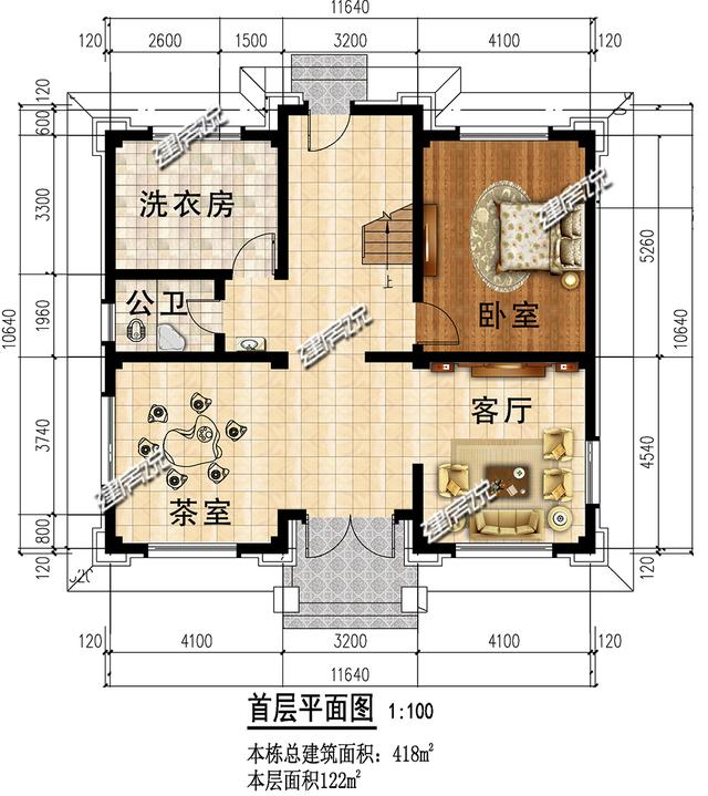 帶挑空客廳的三層歐式樓房設(shè)計圖，高端大氣，建一棟絕對賺足面子。