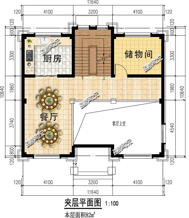 帶挑空客廳的三層歐式樓房設(shè)計圖，高端大氣，建一棟絕對賺足面子。