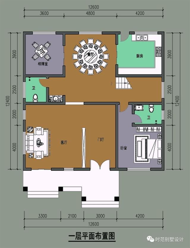 二層獨(dú)棟歐式別墅設(shè)計(jì)圖，精致美觀，富有時(shí)代的韻味，適合農(nóng)村自建