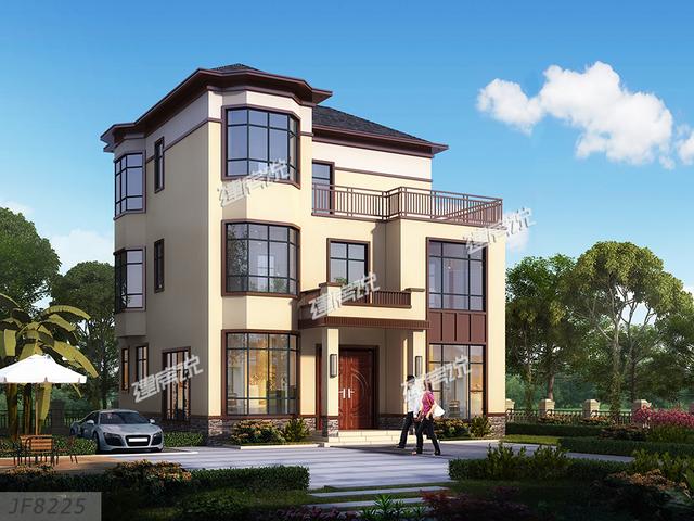 三層新中式別墅設(shè)計(jì)圖，漂亮戶(hù)型，細(xì)節(jié)之處卻透露著設(shè)計(jì)的美感！