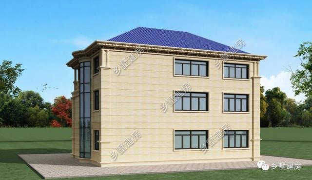 二層歐式樓房設(shè)計圖，奢華的外觀和精致的布局，你確定要錯過嗎？