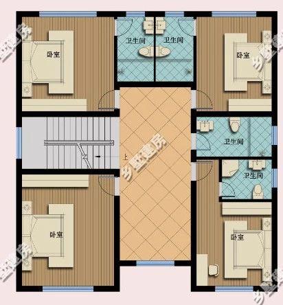 四層經(jīng)典中式別墅設(shè)計(jì)圖，新老元素的混合搭配很漂亮，不比歐式差