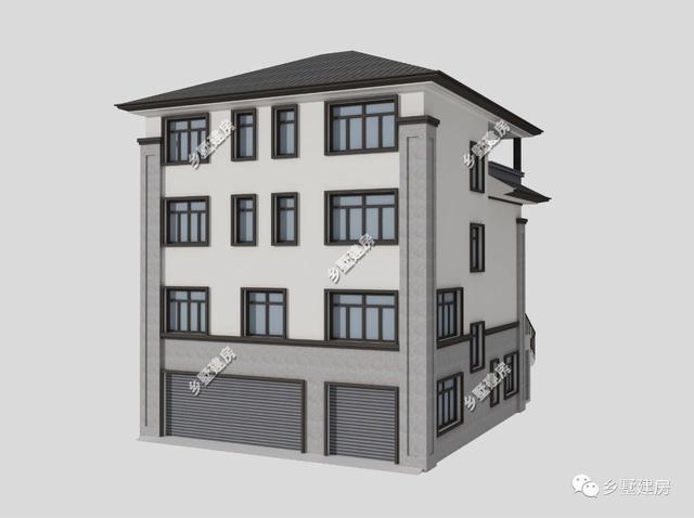 四層經(jīng)典中式別墅設(shè)計(jì)圖，新老元素的混合搭配很漂亮，不比歐式差