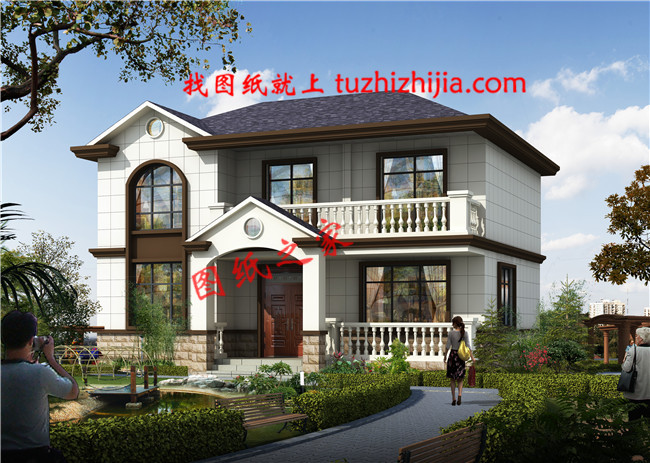 2019新款農(nóng)村15萬元二層小樓圖，占地90平米左右